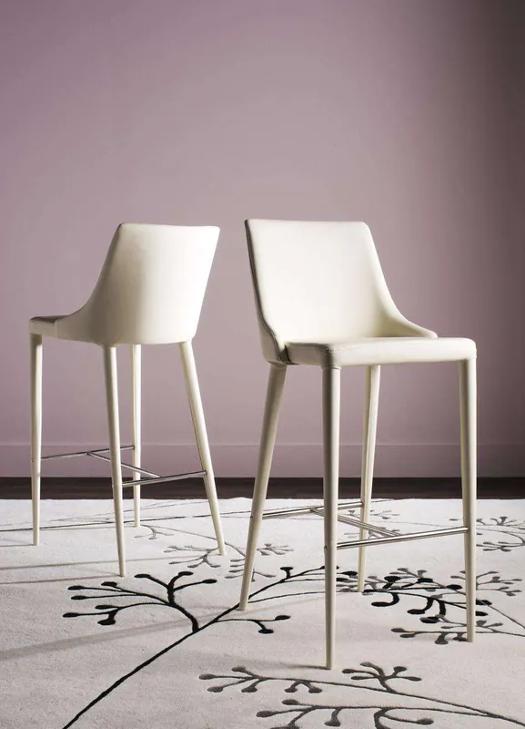 Discount Safavieh Summerset Bar Stool - Butter Cream