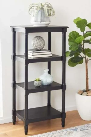 Top Pick Safavieh Cassie 4 Shelf Bookcase - Black