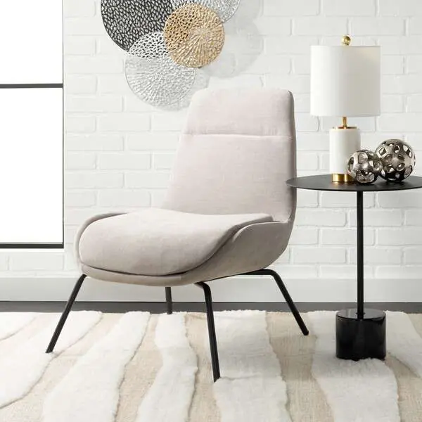 Safavieh Bridger Accent Chair - Light Gray Wholesale