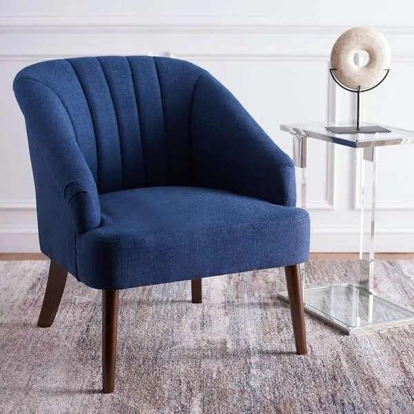 Safavieh Quenton Accent Chair - Navy Fan Favorite