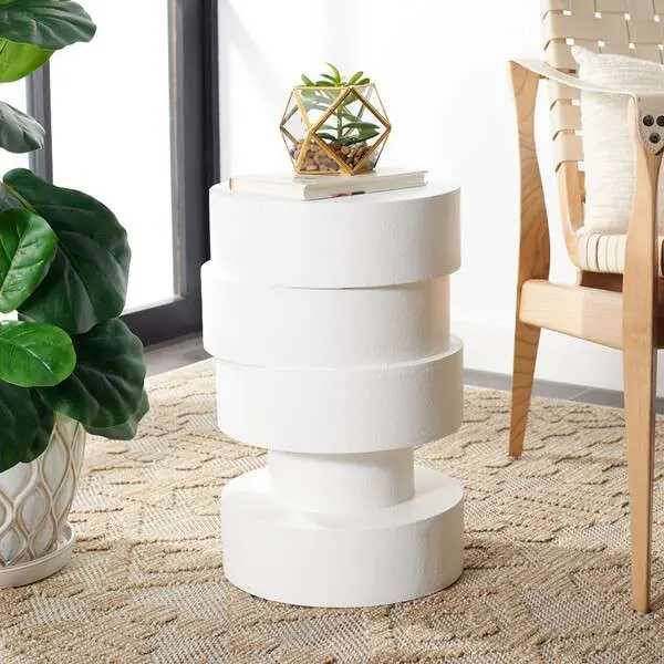 Safavieh Tyce Accent Table - White Final Sale