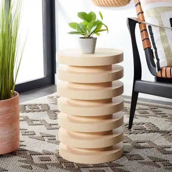 Safavieh Kaysar Accent Table - Cream Hot Deal