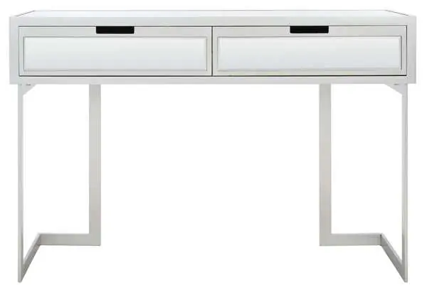 Safavieh Enzo 2 Drawer Mirrored Desk - Silver Trending