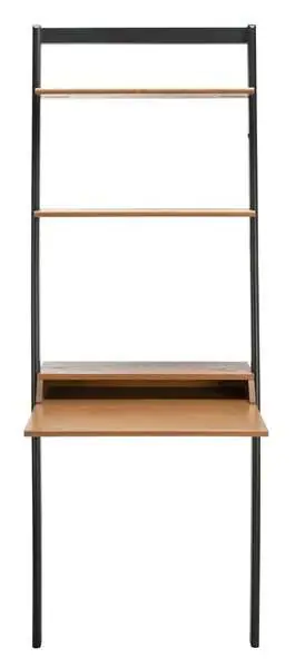Hassle-Free Returns Safavieh Pamella 2 Shelf Leaning Desk - Natural