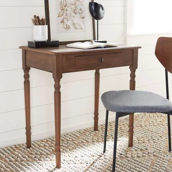 Must Have Safavieh Arina 1 Drawer Desk - Brown