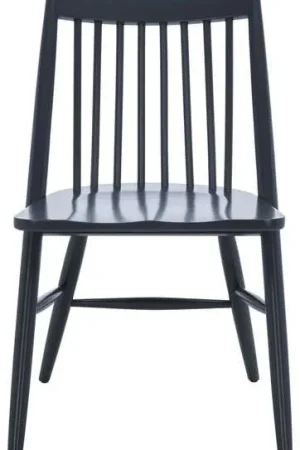 Trending Safavieh Wren 19"H Spindle Dining Chair Set Of 2 - Dark Gray