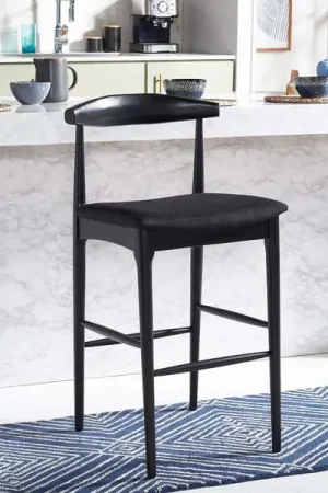 Viral Safavieh Lionel Retro Bar Stool - Black