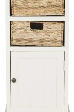 Top Pick Safavieh Connery Cabinet - Distressed White