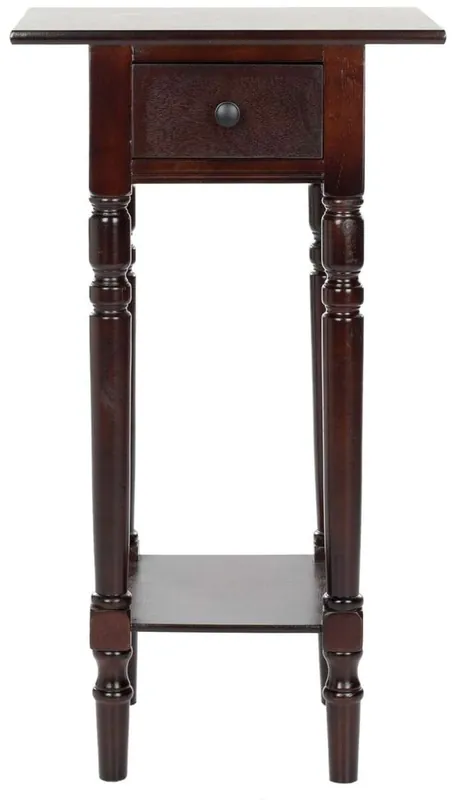 Affordable Safavieh Sabrina End Table With Storage Drawer - Dark Cherry