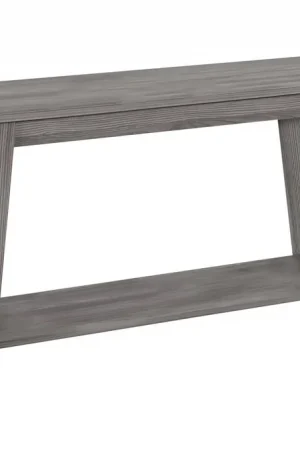 15.75" X 42" X 22.5" Grey Particle Board Laminate TV Stand By Homeroot Free Shipping