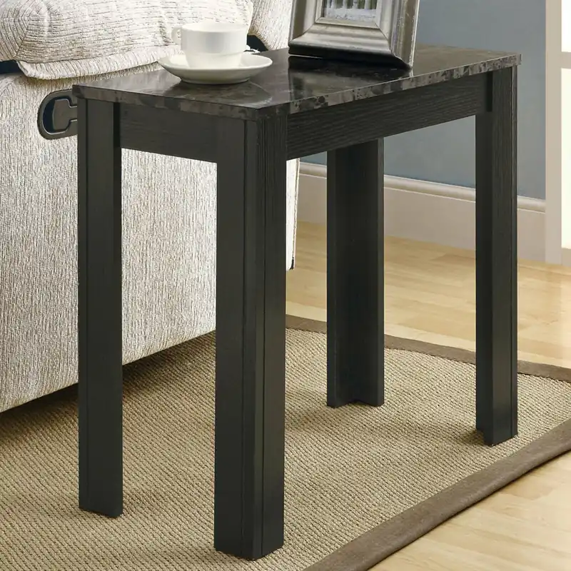 Exclusive 24" Gray And Black Console Table By Homeroots