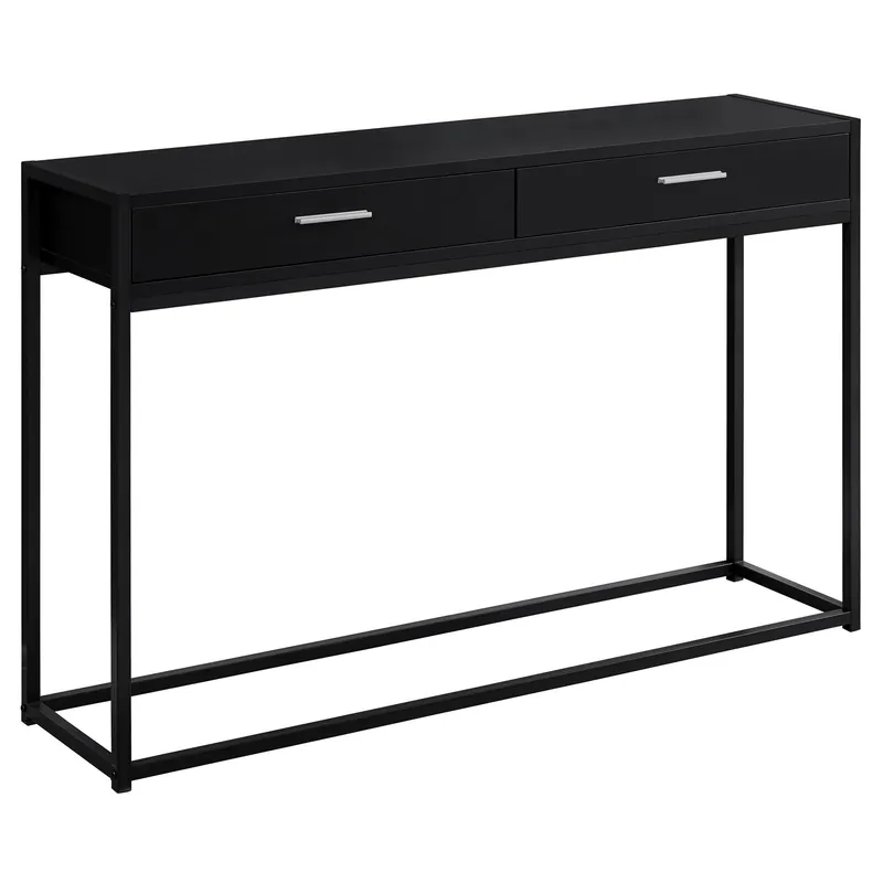 Warranty Included 48" Black Frame Console Table By Homeroots