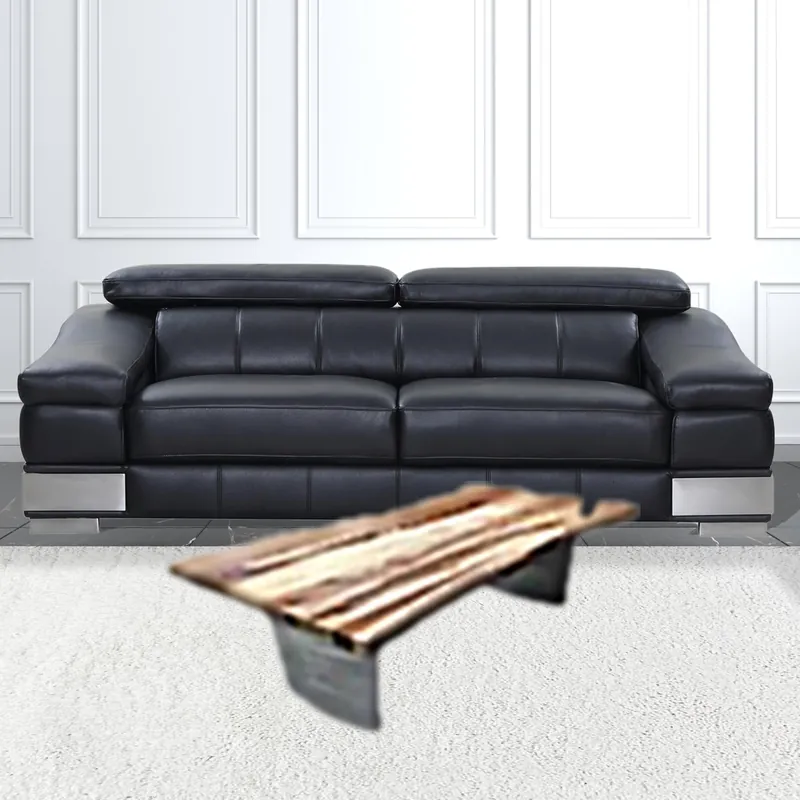 Free Returns 31" Natural Solid Wood Rectangular Coffee Table By Homeroots