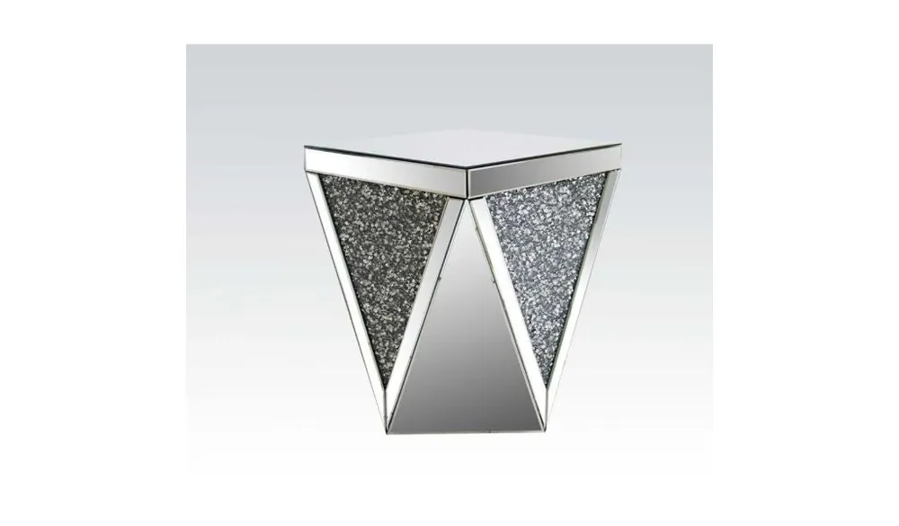 23" Mirrored Square End Table By Homeroots One Day Deal