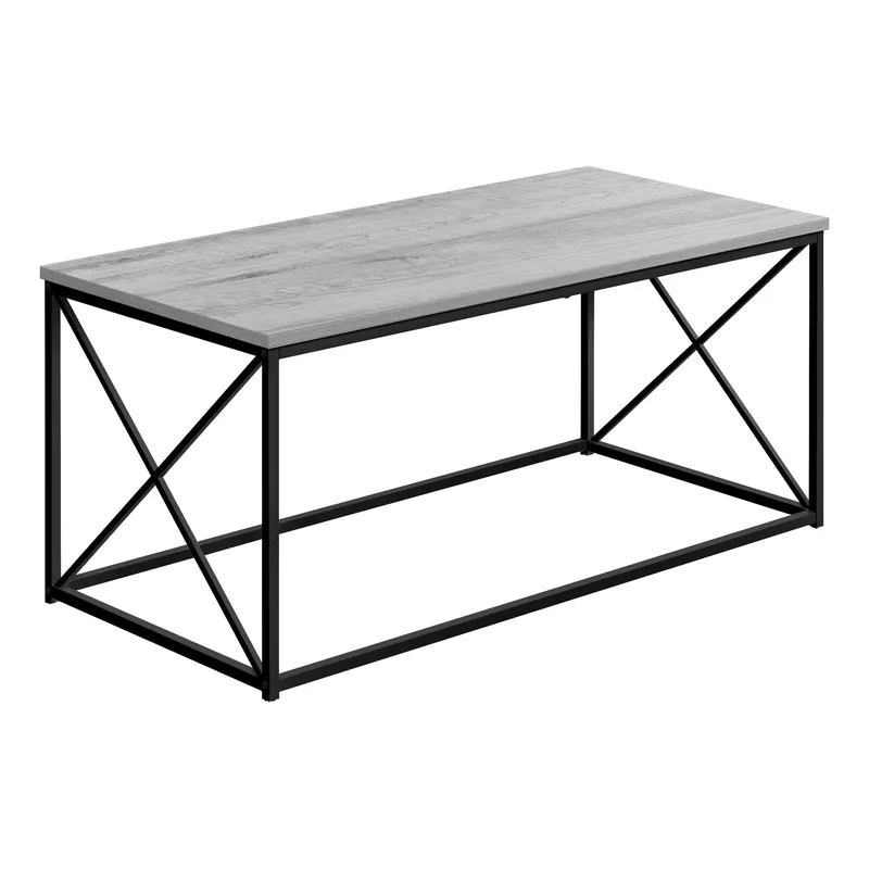 41" Grey Rectangular Coffee Table By Homeroots Original