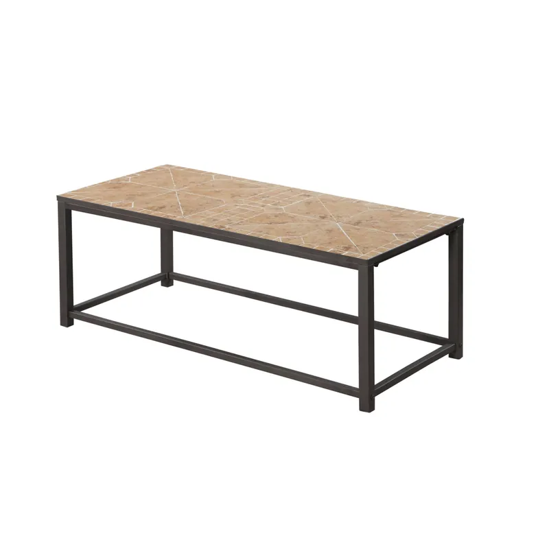 42" Brown Rectangular Coffee Table By Homeroots Budget