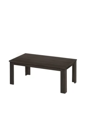 Worldwide Shipping Set Of Three 44" Oak Rectangular Coffee Table By Homeroots
