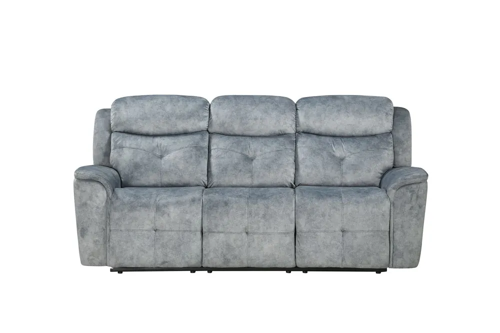 Limited Time 83" Gray Velvet And Black Sofa By Homeroots