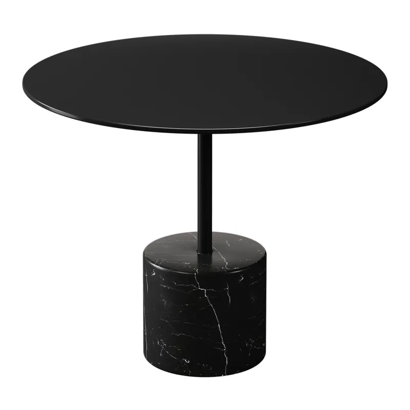 17" Black Steel Round Coffee Table By Homeroots Don’t Miss Out