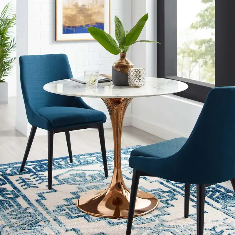 Lippa 36" Round Artificial Marble Dining Table By Modway - EEI-3223 Final Sale
