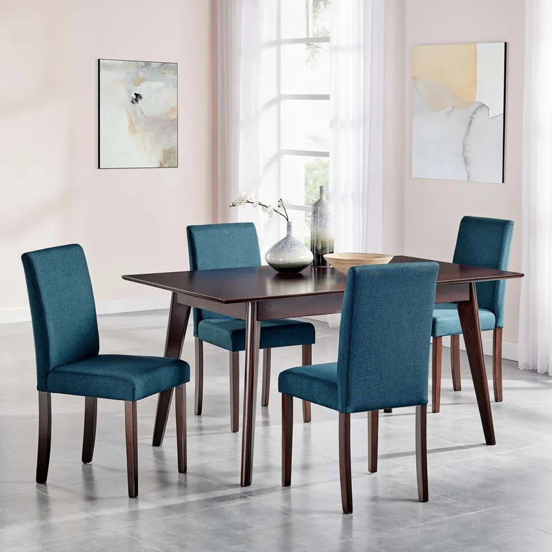 Prosper 5 Piece Upholstered Fabric Dining Set By Modway - EEI-4183 Time-Limited