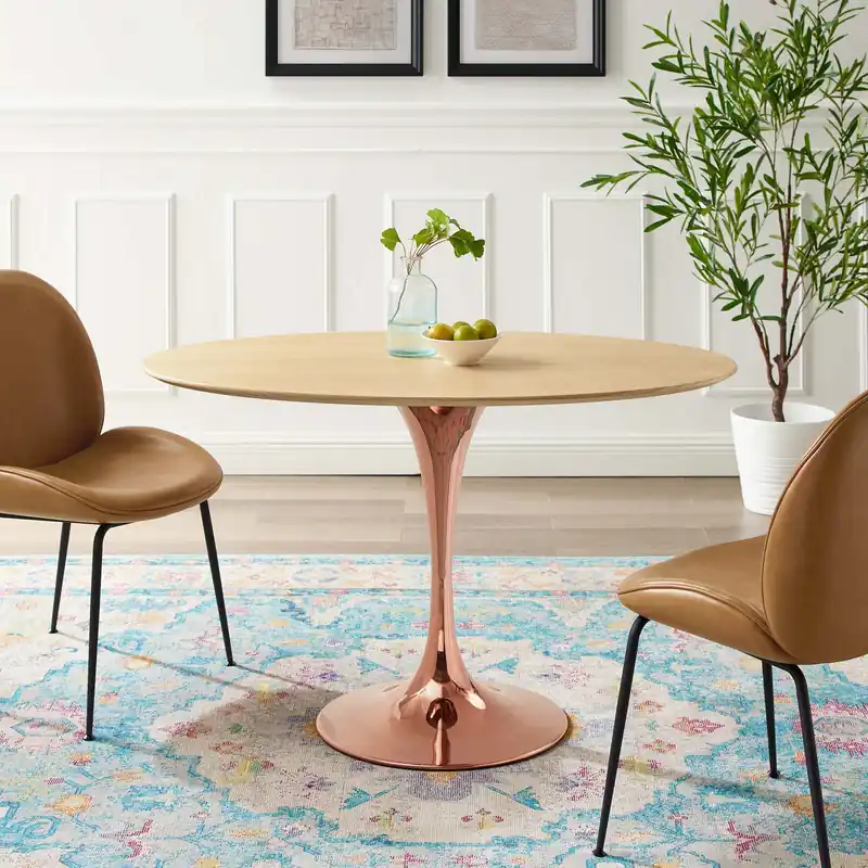 Fan Favorite Lippa 47" Oval Wood Dining Table By Modway - EEI-5250