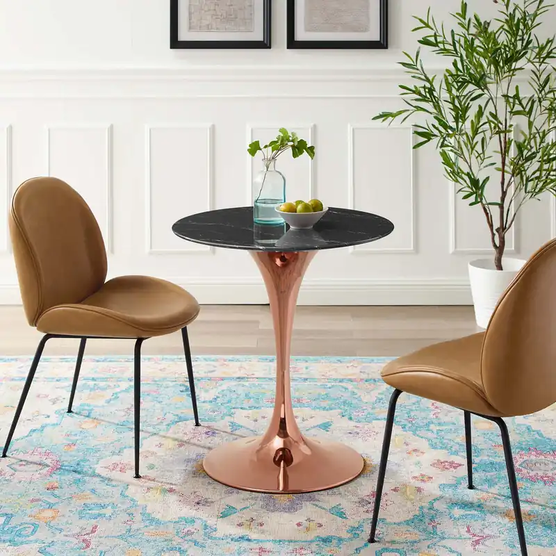 Lippa 28" Artificial Marble Dining Table By Modway - EEI-5257 Trusted Brand