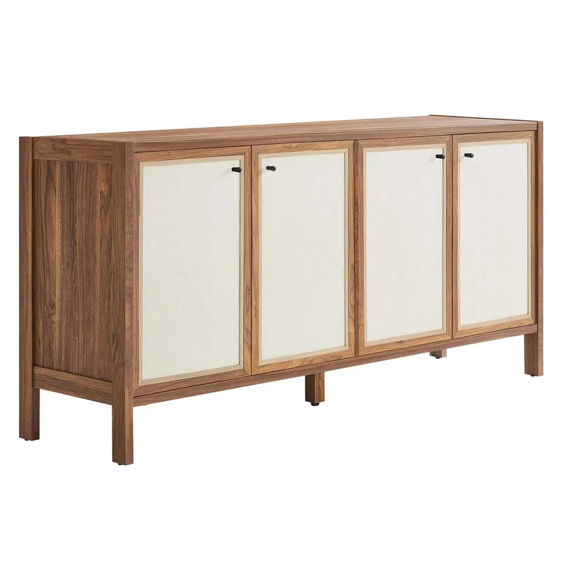 Capri 65" Wood Grain Sideboard Storage Cabinet By Modway - EEI-6616 Fresh Stock