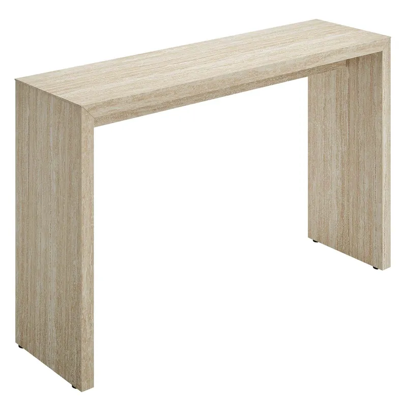 Direct From Factory Mirella Faux Travertine Console Table By Modway - EEI-6771