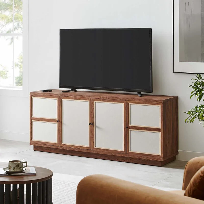 Capri 63" Wood Grain TV Console By Modway - EEI-6865 Professional Grade