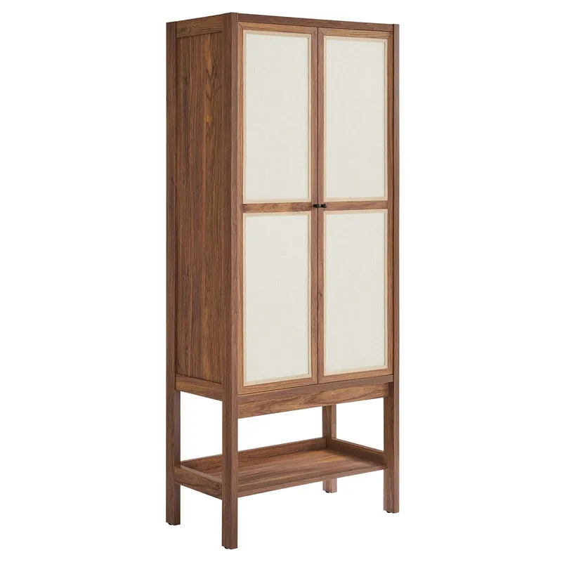 While Supplies Last Capri Tall Wood Grain Standing Storage Cabinet By Modway - EEI-6620