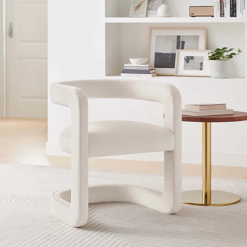 Popular Winslow Performance Velvet Barrel Accent Chair By Modway - EEI-6778