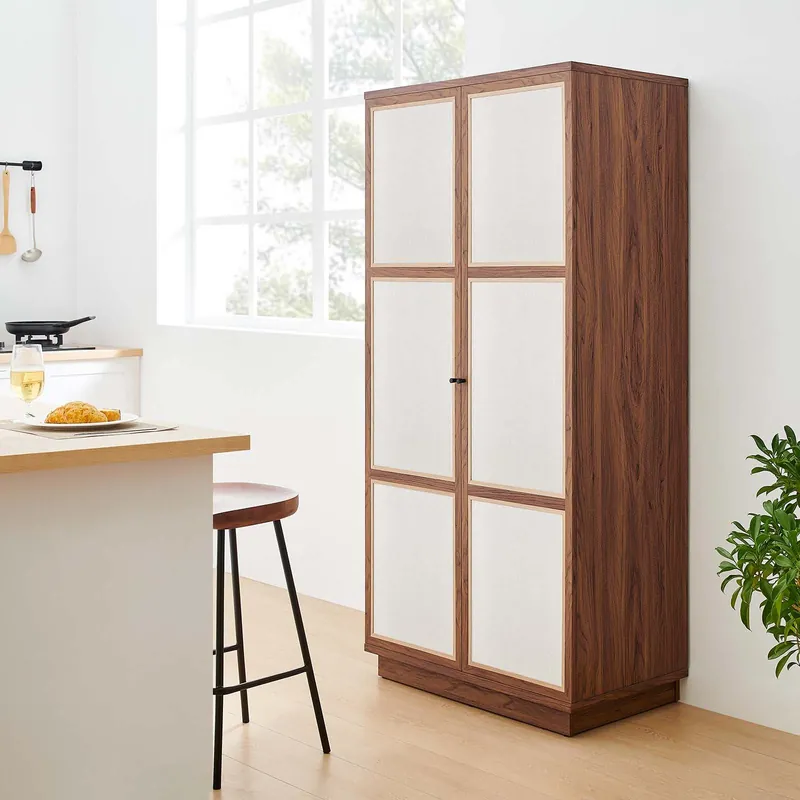 Capri 70" Tall Wood Grain Storage Cabinet By Modway - MOD-7156 Affordable