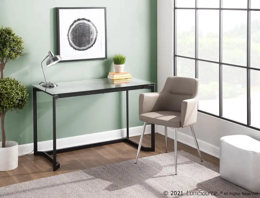 Price Cut Masters Office Desk By LumiSource - OFD-MSTR BKCL
