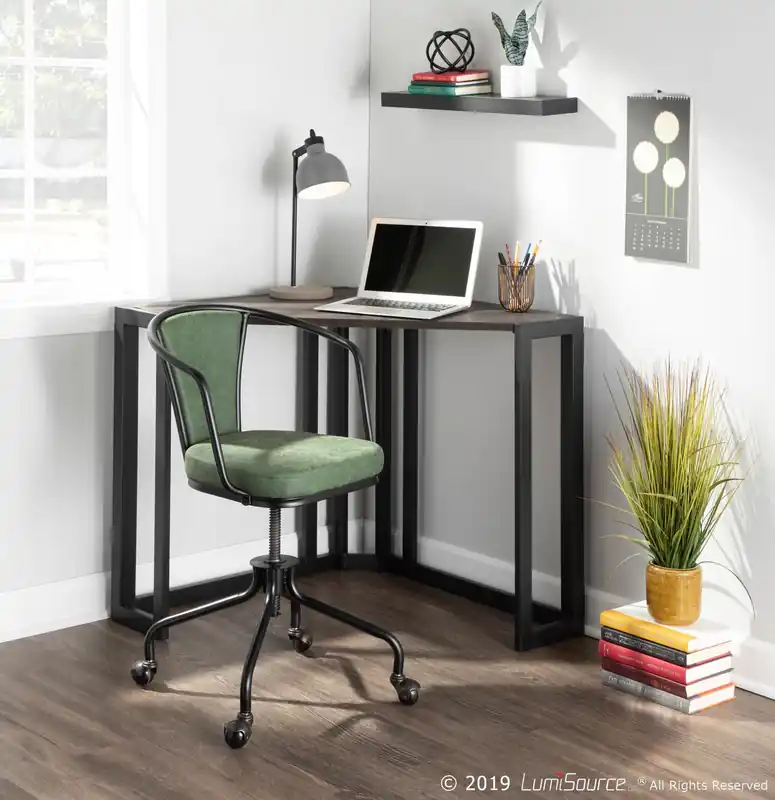 Wholesale Roman Corner Desk By LumiSource - OFD-CROMAN BKES