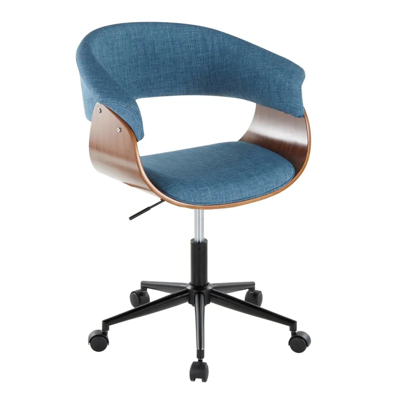 Vintage Mod Office Chair By LumiSource - OC-VMOFB1 AUZBCR1 Best Seller