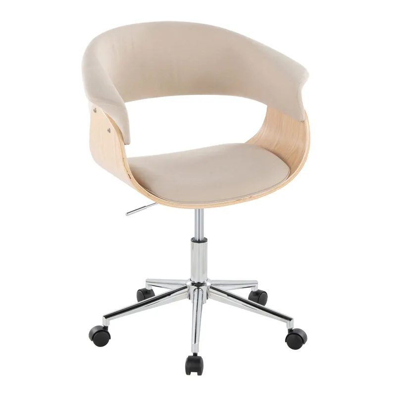 Vintage Mod Office Chair By LumiSource - OC-VMOFB1 CHRNACR1 Premium