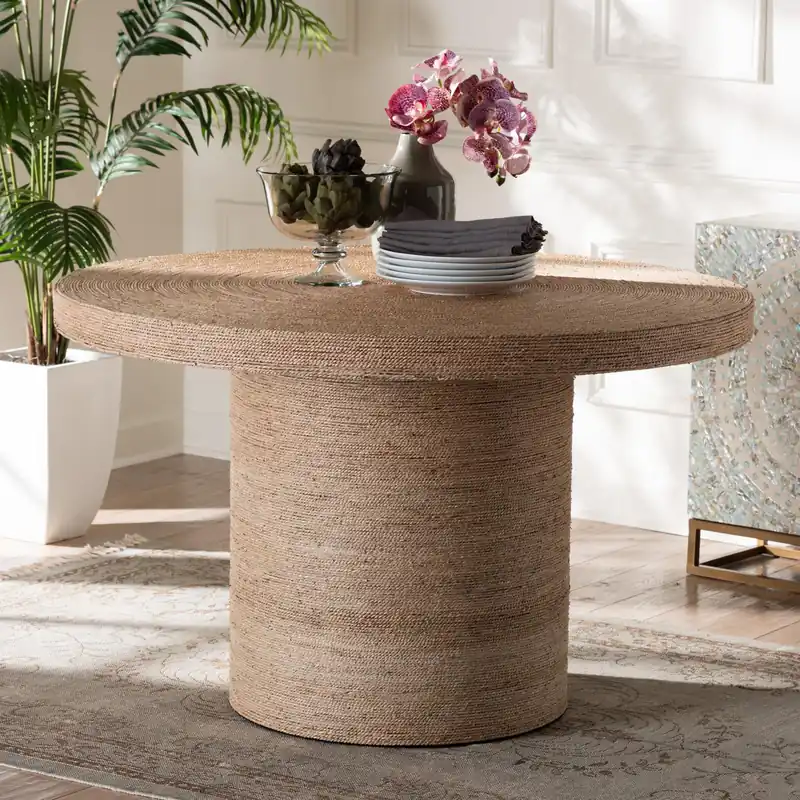 Fast Shipping Baxton Studio bali & pari Bistra Modern Bohemian Natural Brown Seagras