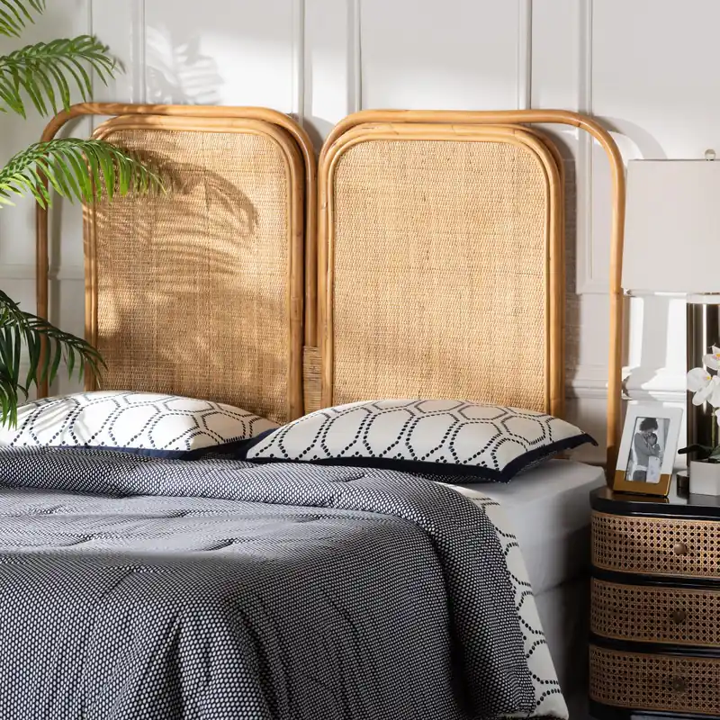 Shop Now Baxton Studio bali & pari Gowan Modern Bohemian Natural Brown Rattan Q