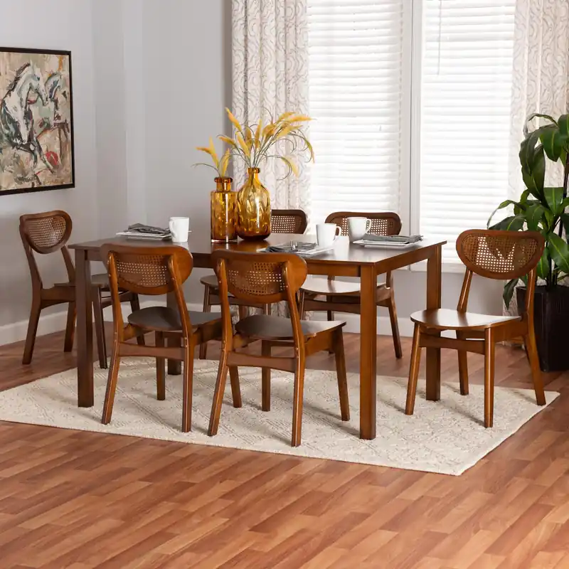 Trending Baxton Studio Jeriah Mid-Century Modern Walnut Brown Finished Wood and