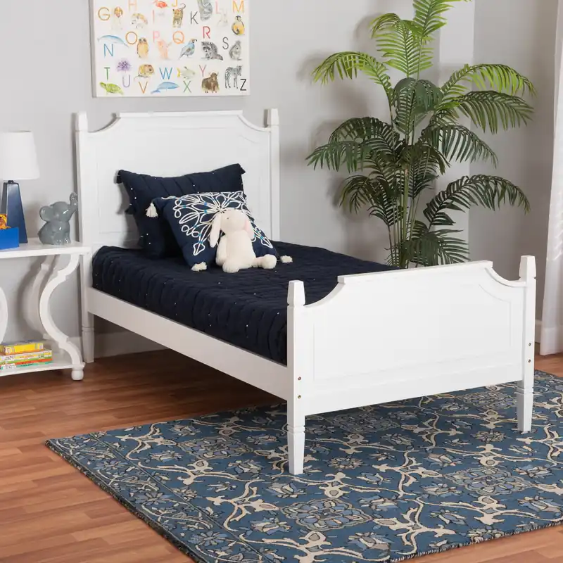 Trending Baxton Studio Mariana Classic and Traditional White Finished Wood Full