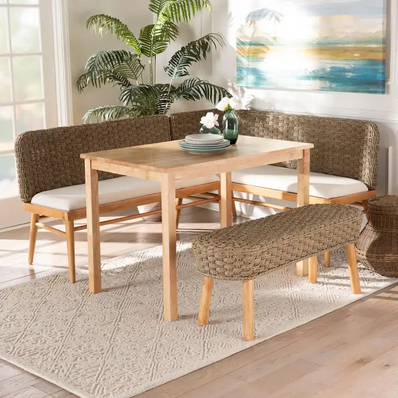 Affordable Baxton Studio bali & pari Denver Modern Bohemian Natural Seagrass and