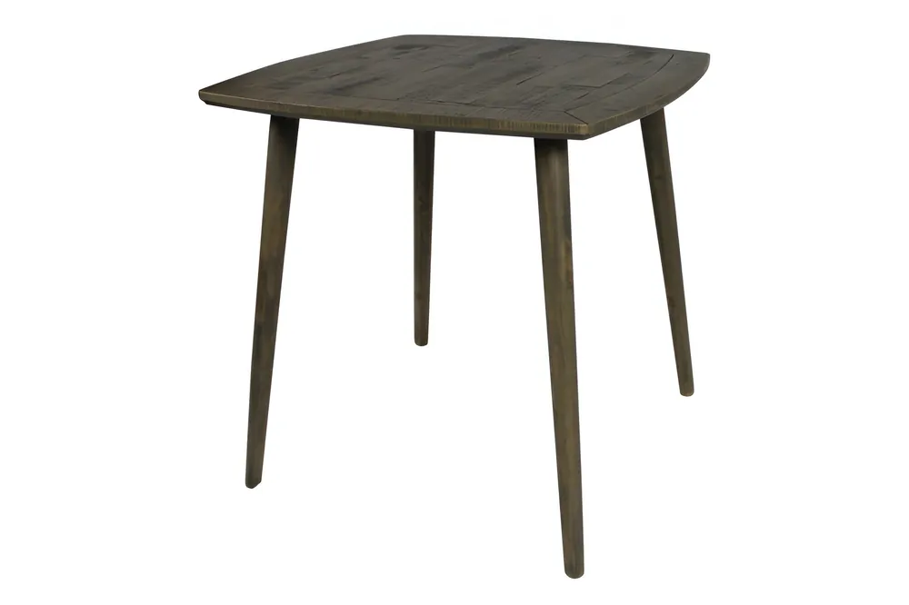 Time-Limited Brown Square Solid Wood Dining Table By Homeroots