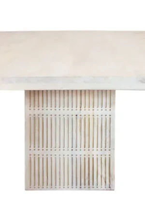 Worldwide Shipping Ivory Square Solid Wood Pedestal Base Dining Table By Homeroots