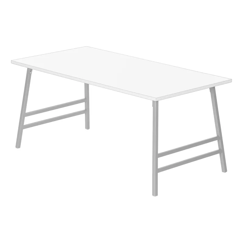 Trending White And Silver Wood And Metal Coffee Table By Homeroots