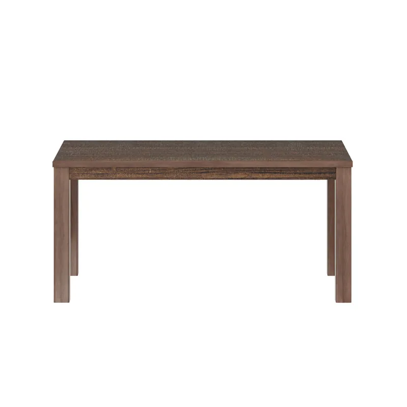 Modern Espresso Solid Wood Dining Table By Homeroots
