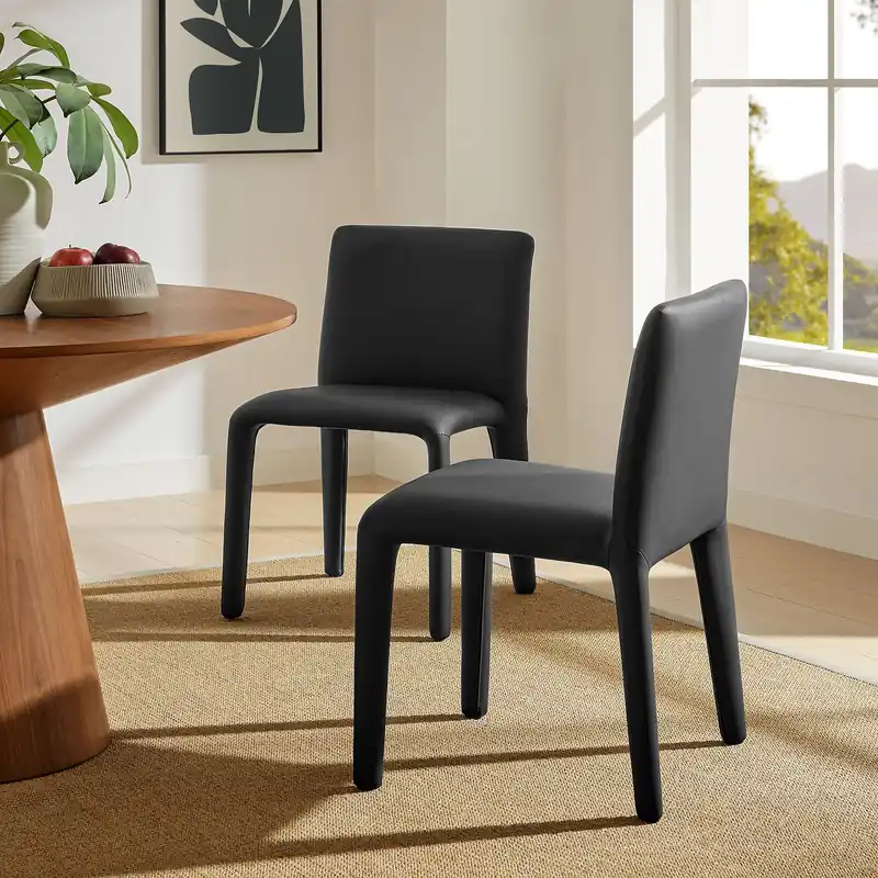 Rhodes Vegan Leather Upholstered Dining Chair by Modway Order Now