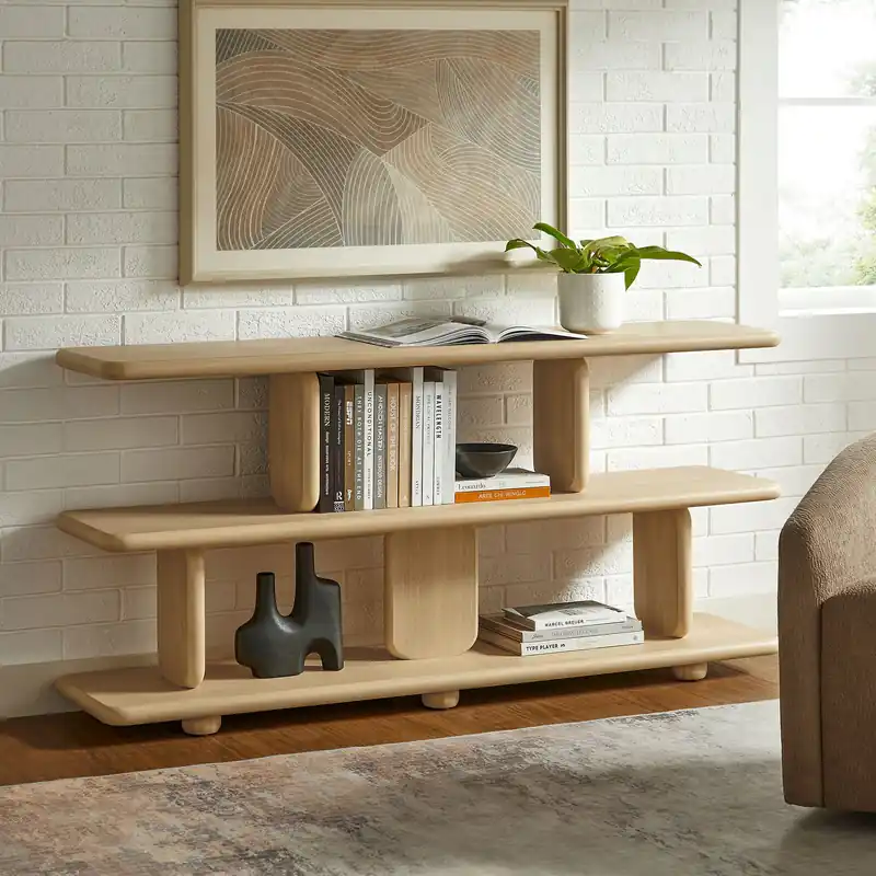 Lyle Sculptural 2-Tier Bookshelf by Modway Same Day Shipping