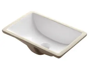 Madeli CB-1813-WH Ceramic Undermount Sink with Overflow - White 18" X 12 13/16" X 6 7/8 " Save Now
