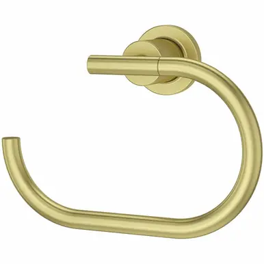 Price Cut Pfister BRB-NC1BG Contempra Towel Ring - Brushed Gold